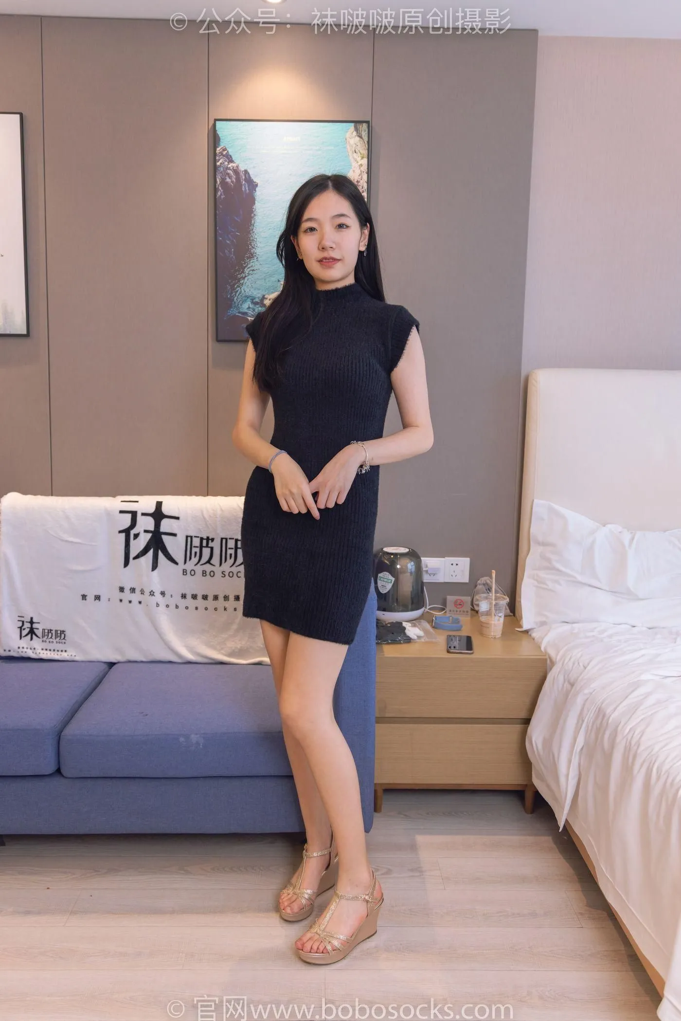 [BoBoSocks袜啵啵]NO.194 小甜豆-高跟长靴、凉鞋、黑丝、裸足 [140P]插图
